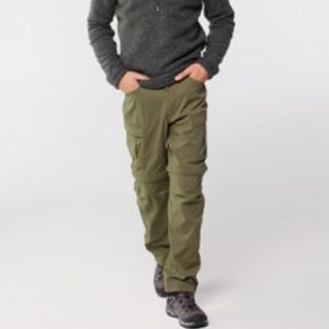 Rei coop olive green convertible belt pants